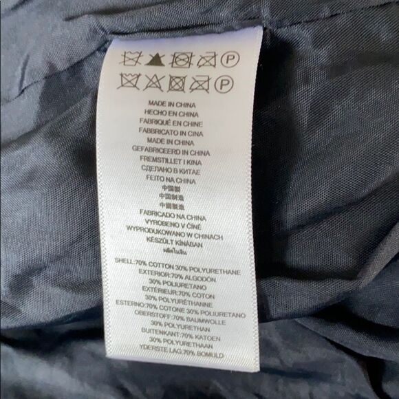 Michael Kors leatherette Cropped Blazer Navy 2 - Picture 11 of 12